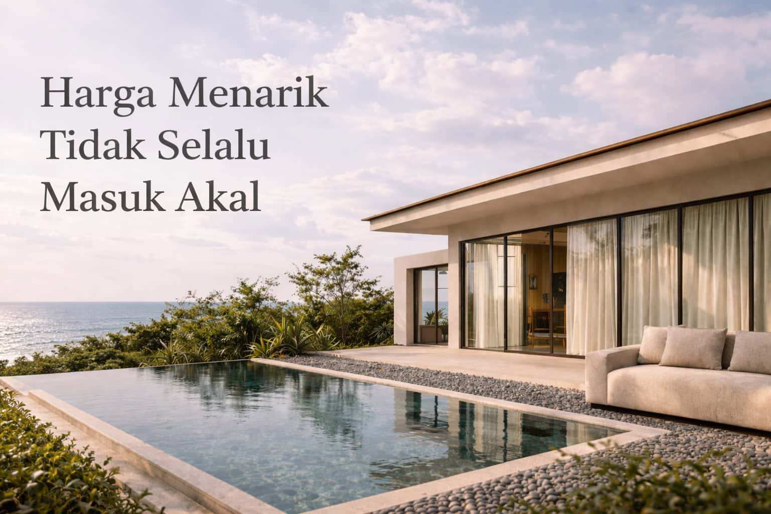 Harga Menarik Tidak Selalu Masuk Akal Harga Menarik Tidak Selalu Masuk Akal